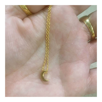 Collar Luna Gold -Plata de Ley-